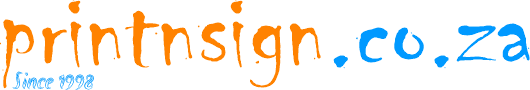 Print n Sign header logo since 1998